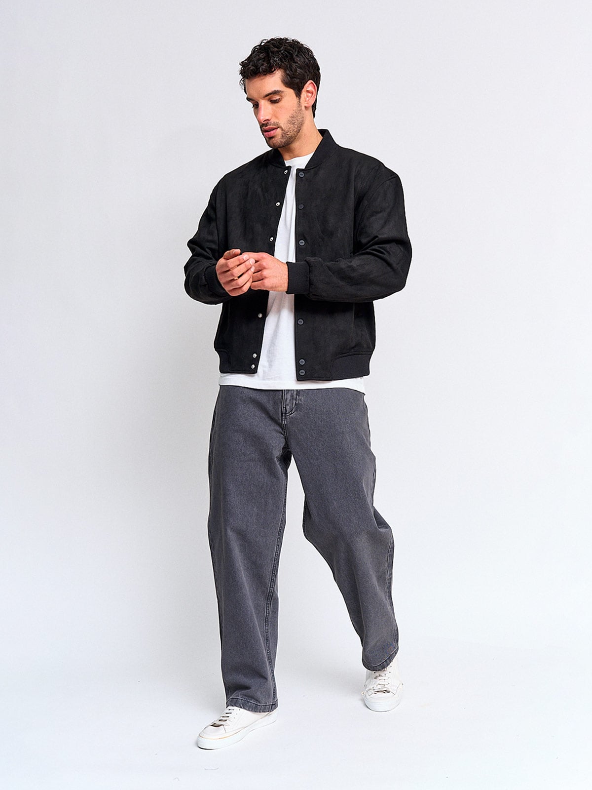 CHAQUETA HOMBRE INDEX BOMBER SUEDE - 4
