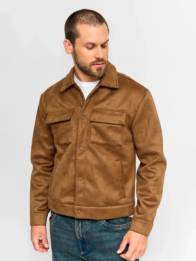CHAQUETA HOMBRE INDEX CAMISERA SUEDE - 1