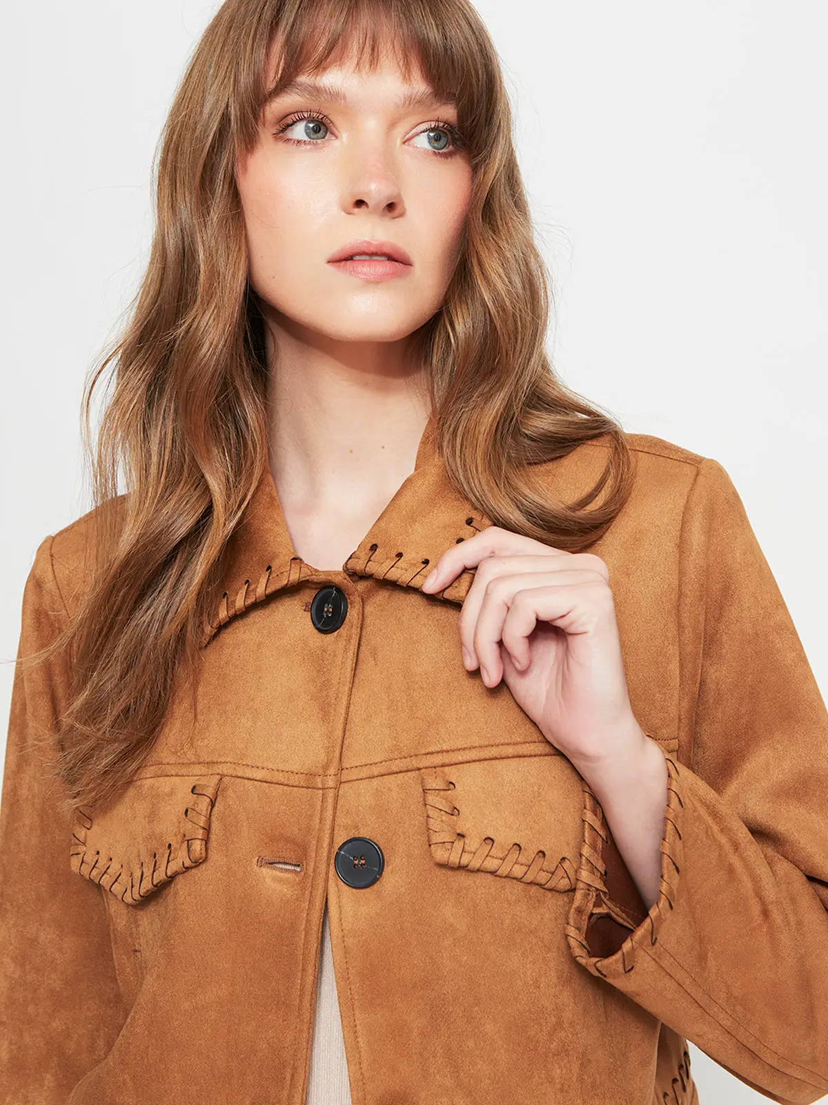 CHAQUETA MUJER TATIENNE CORTA SUEDE - 3