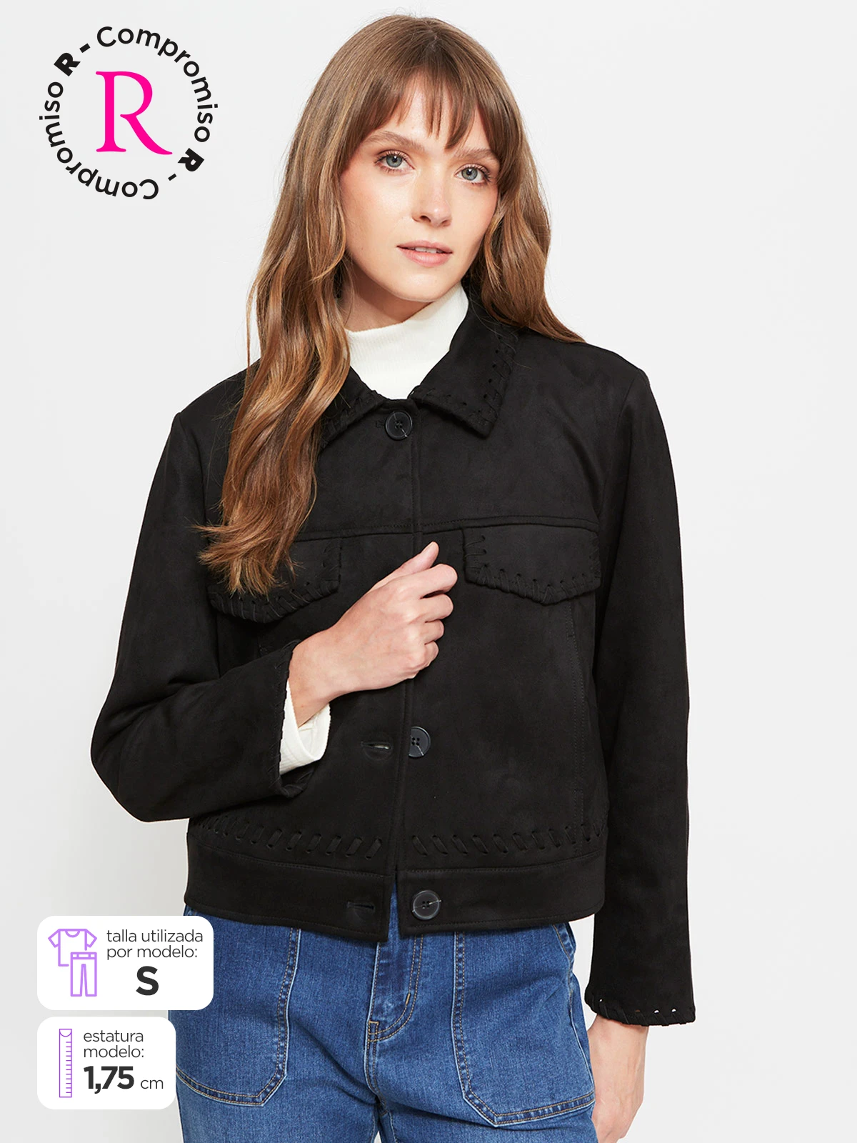 TATIENNE CHAQUETA MUJER TATIENNE CORTA SUEDE
