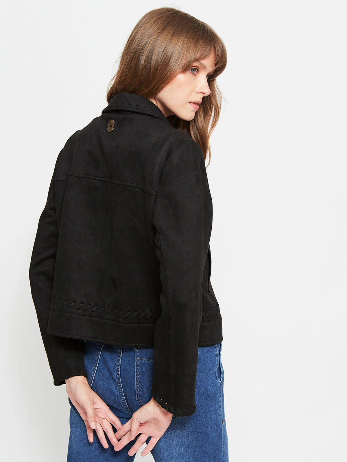 CHAQUETA MUJER TATIENNE CORTA SUEDE - 2