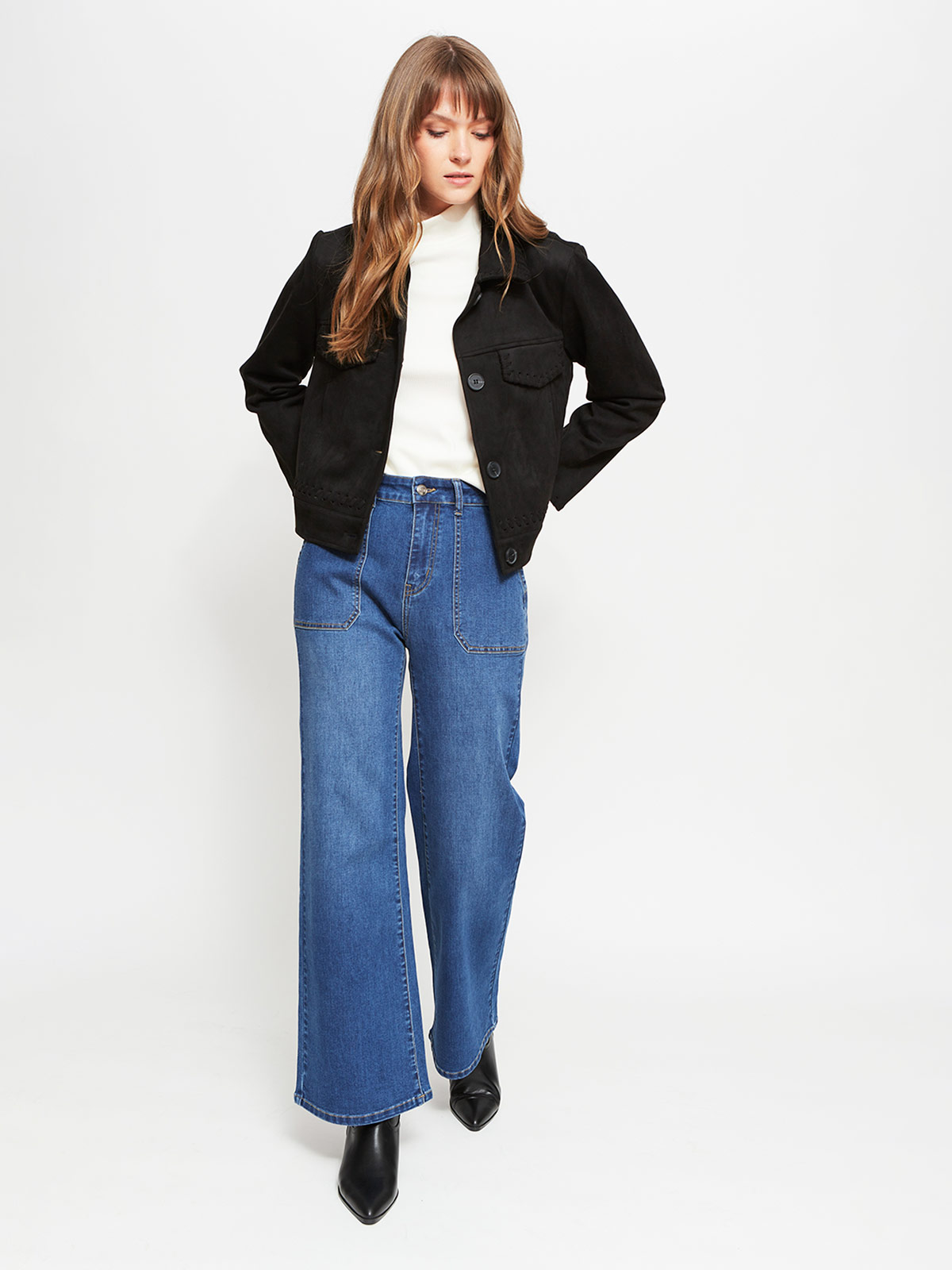 CHAQUETA MUJER TATIENNE CORTA SUEDE - 4
