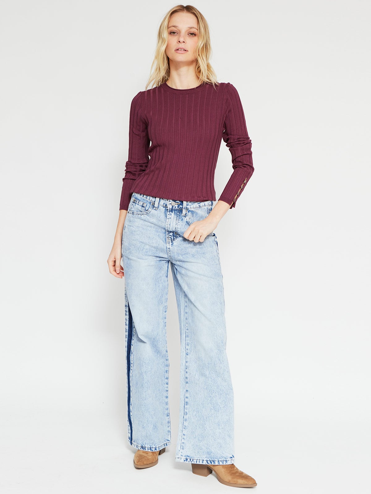 SWEATER MUJER BARBADOS RIB - 4