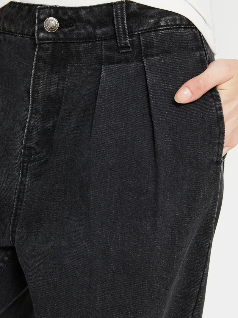JEANS MUJER BARBADOS ALGODÓN BARREL PINZAS - 4