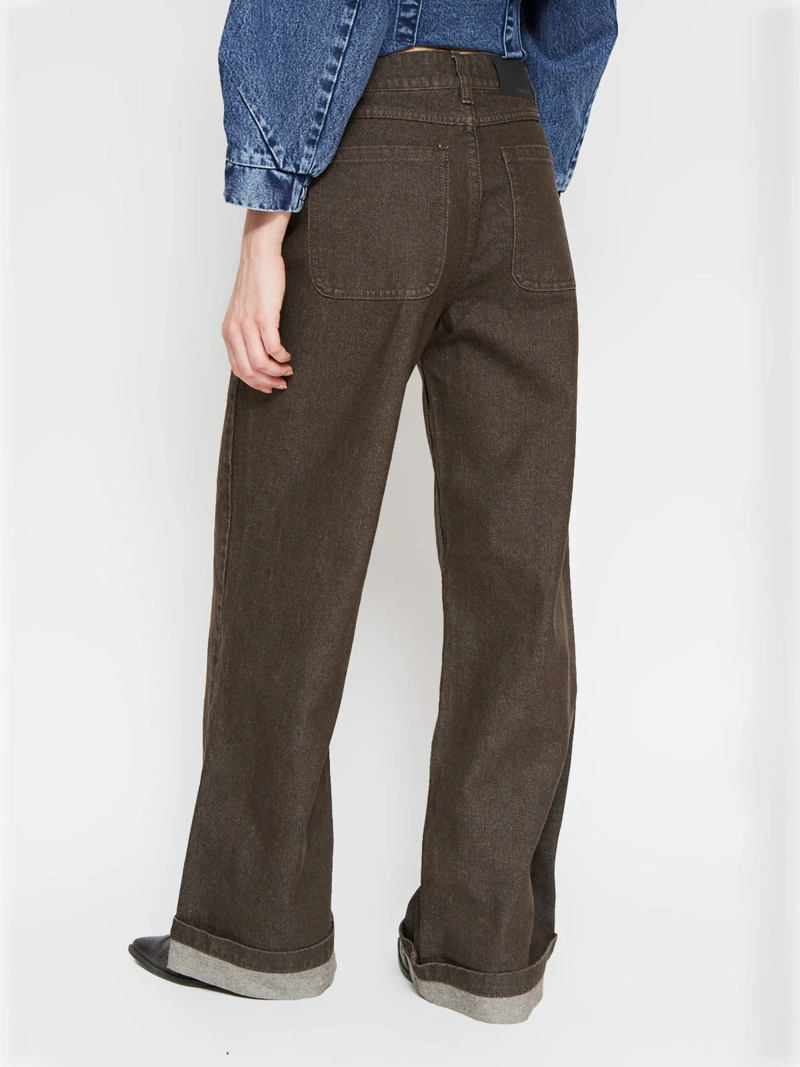PANTALÓN MUJER BARBADOS ALGODÓN CUFFED - 3
