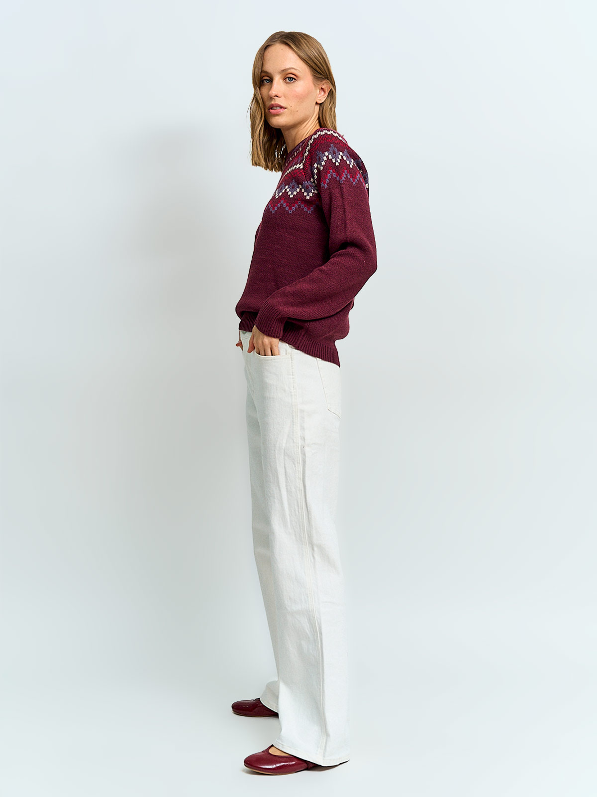 SWEATER MUJER REGATTA MANGA LARGA NÓRDICO - 4