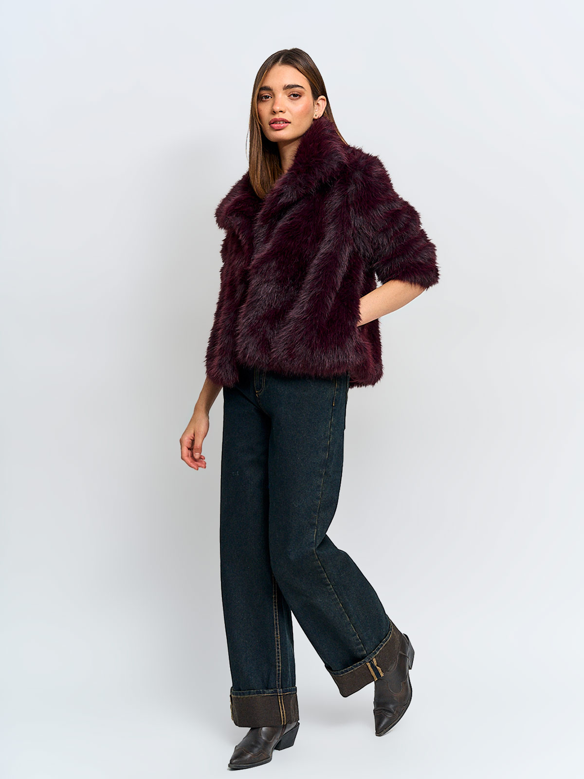 CHAQUETA MUJER INDEX PELUDA - 4