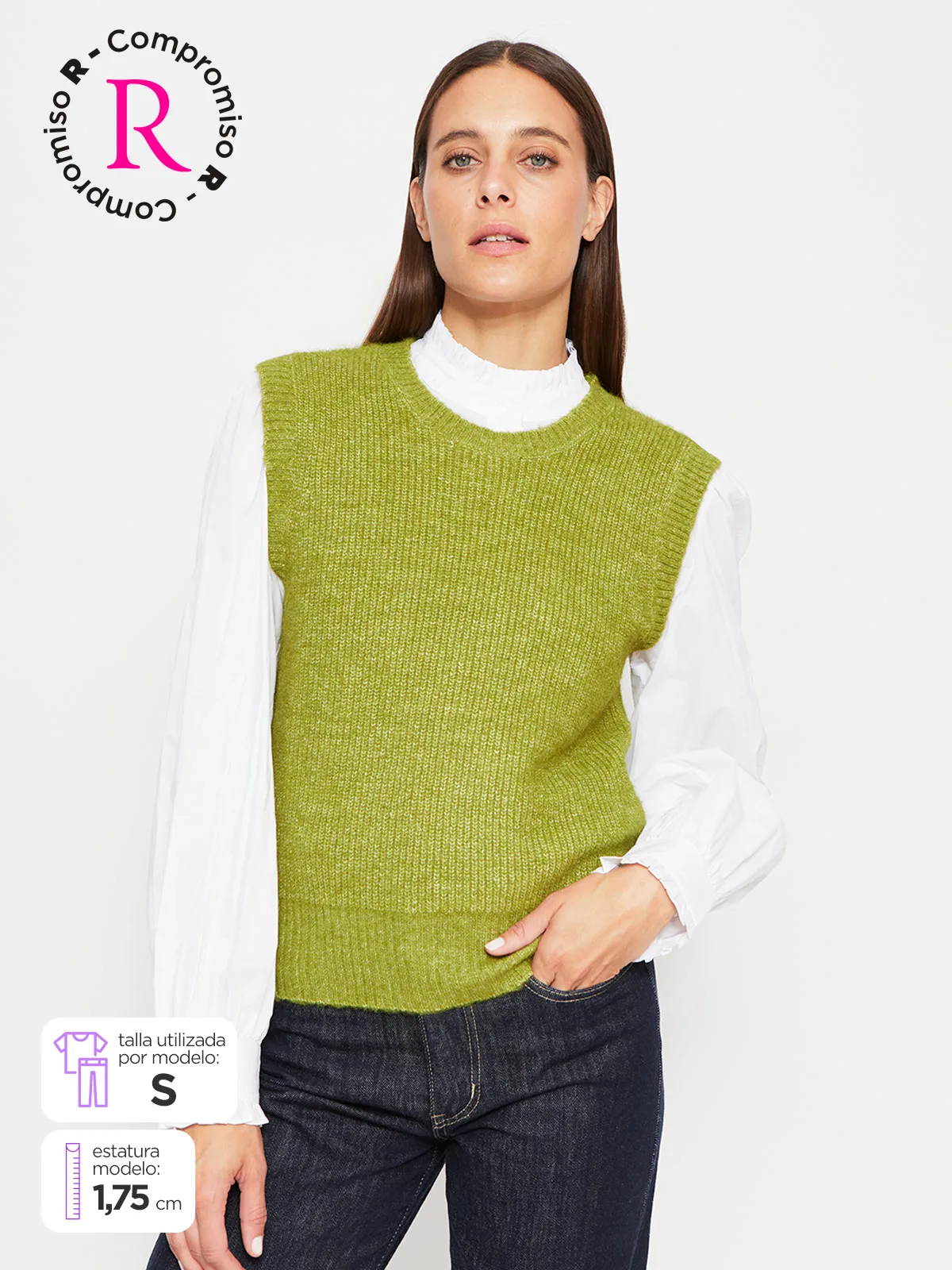 SWEATER MUJER MARQUIS SIN MANGAS - 1
