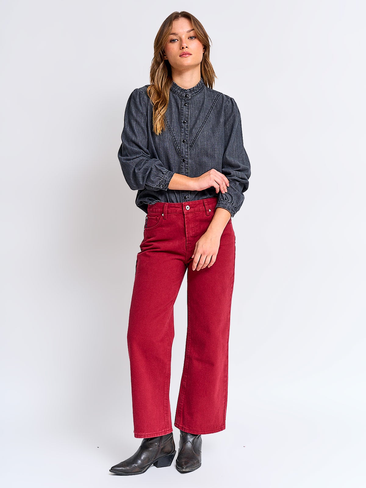 BLUSA MUJER PEPE JEANS ALGODÓN DENIM - 4