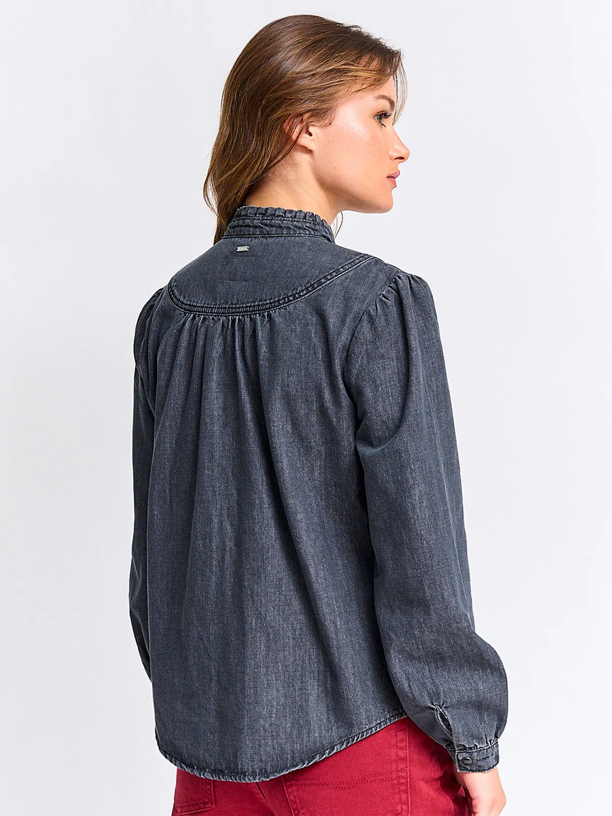 BLUSA MUJER PEPE JEANS ALGODÓN DENIM - 2