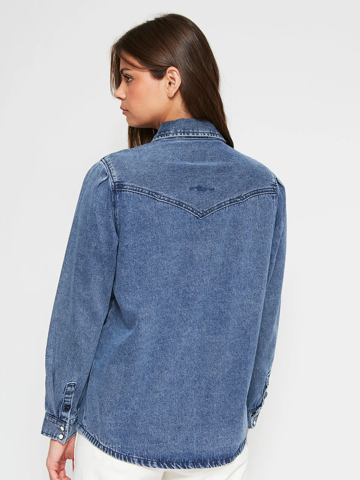 SOBRECAMISA MUJER PEPE JEANS ALGODÓN DENIM - 2