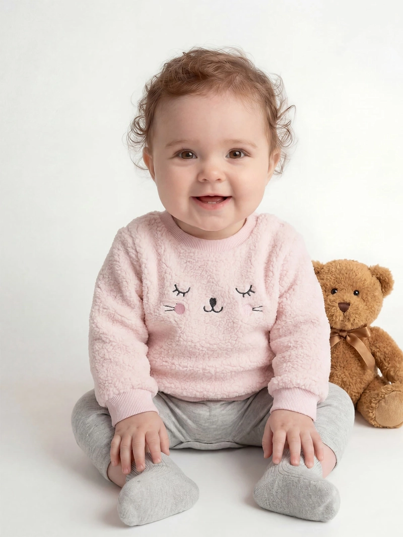 POLERON NIÑA BABY HARVEST SHERPA - 1