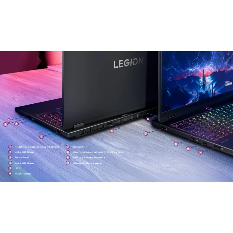 NOTEBOOK LENOVO LEGION 5 15IRX10 INTEL CORE I9 32GB RAM 1TB SSD NVIDIA RTX 5070 15.1” - 14