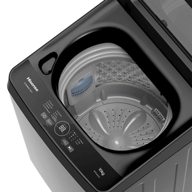 LAVADORA CARGA SUPERIOR HISENSE WT3K1023UT 10KG GRAFITO - 11
