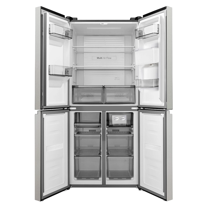 REFRIGERADOR FRENCH DOOR HISENSE RQ5P431NMDA 425L NO FROST GRIS - 12