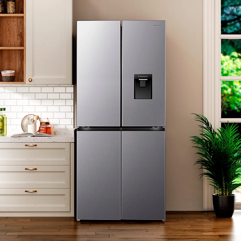 REFRIGERADOR FRENCH DOOR HISENSE RQ5P431NMDA 425L NO FROST GRIS - 5