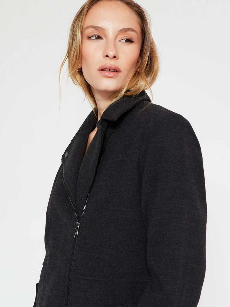 ABRIGO MUJER CACHAREL LARGO SOLAPA - 3
