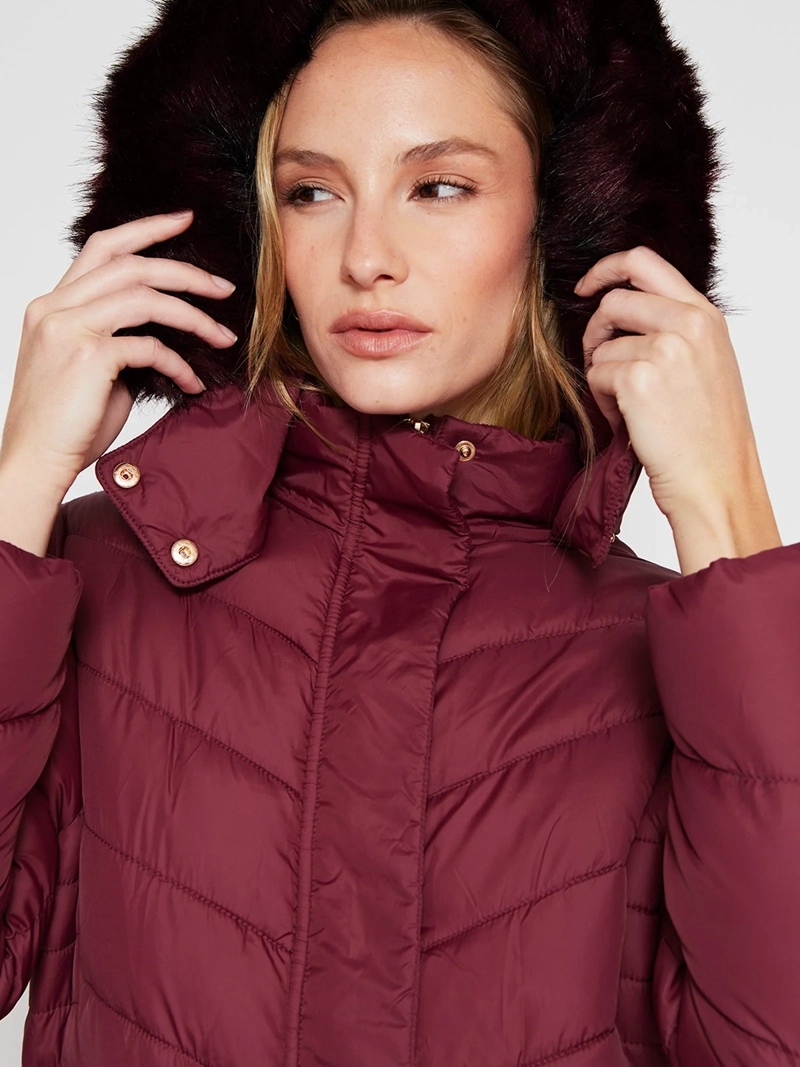 PARKA MUJER CACHAREL GORRO - 3