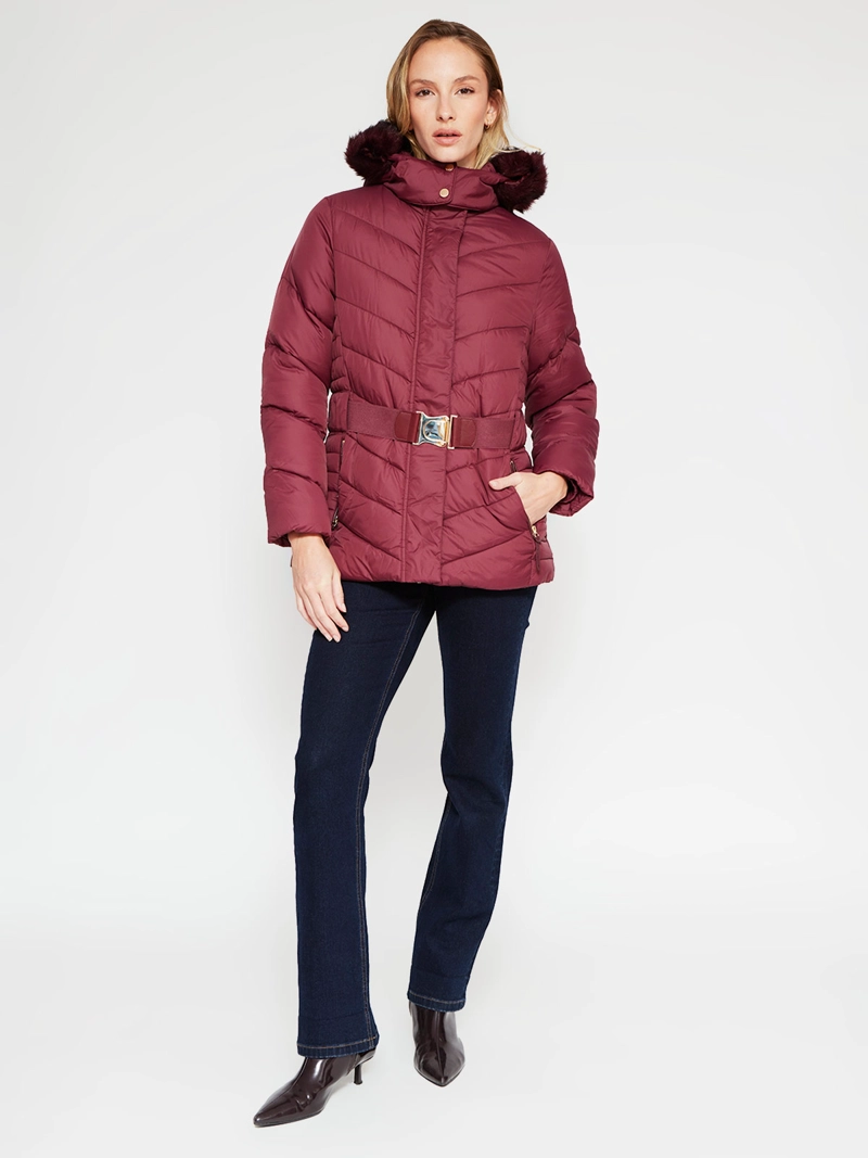 PARKA MUJER CACHAREL GORRO - 4