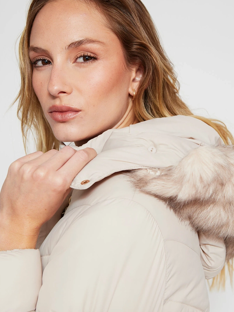 PARKA MUJER CACHAREL GORRO - 3