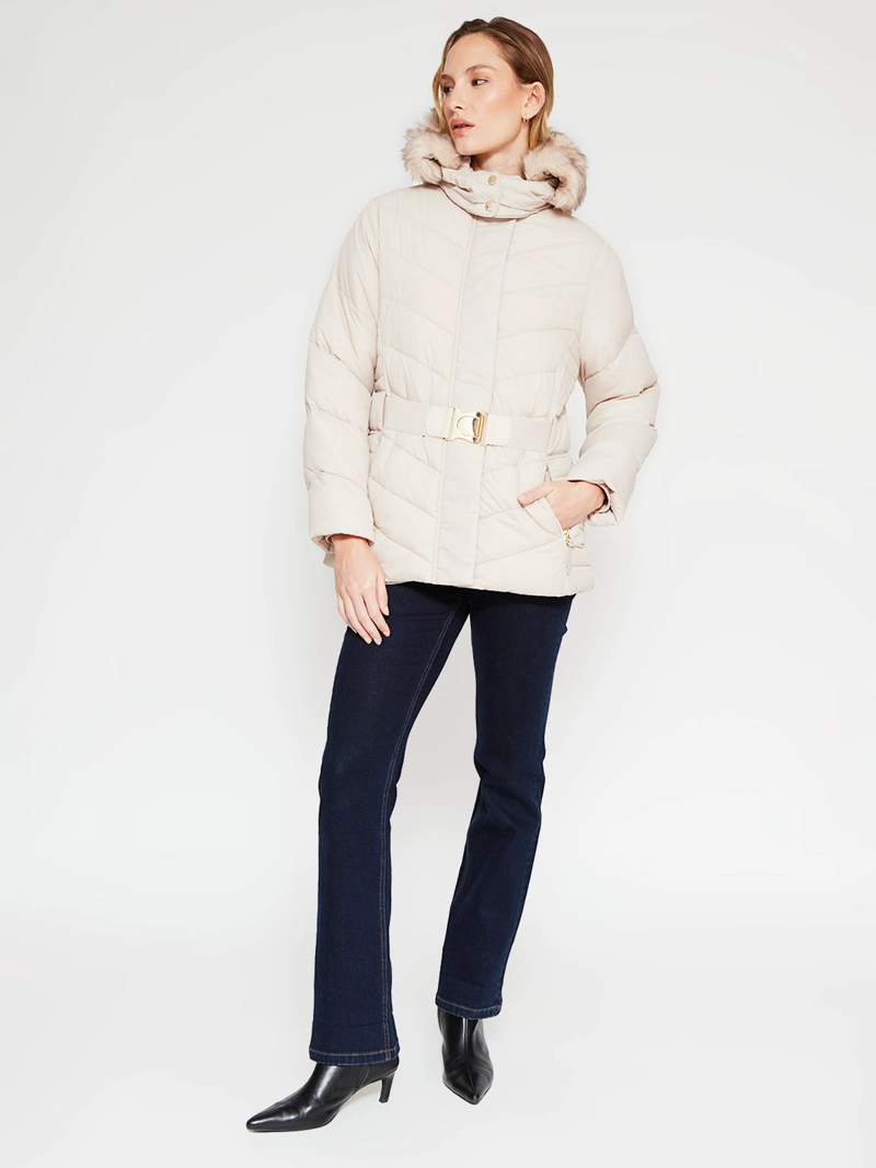 PARKA MUJER CACHAREL GORRO - 4