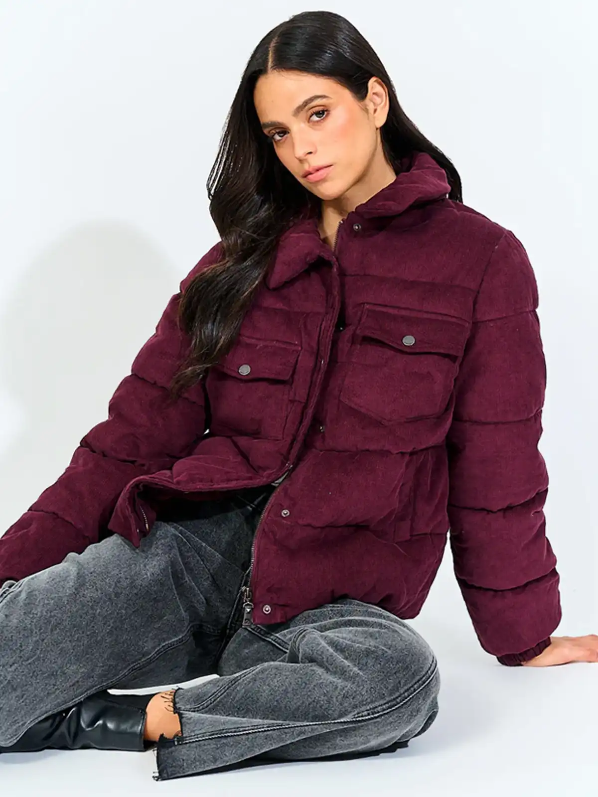 CHAQUETA MUJER BARBADOS ALGODÓN COTELÉ - 4