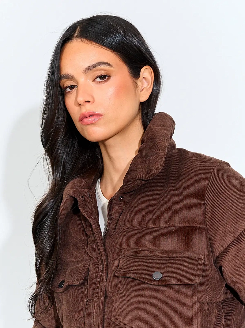 CHAQUETA MUJER BARBADOS ALGODÓN COTELÉ - 3