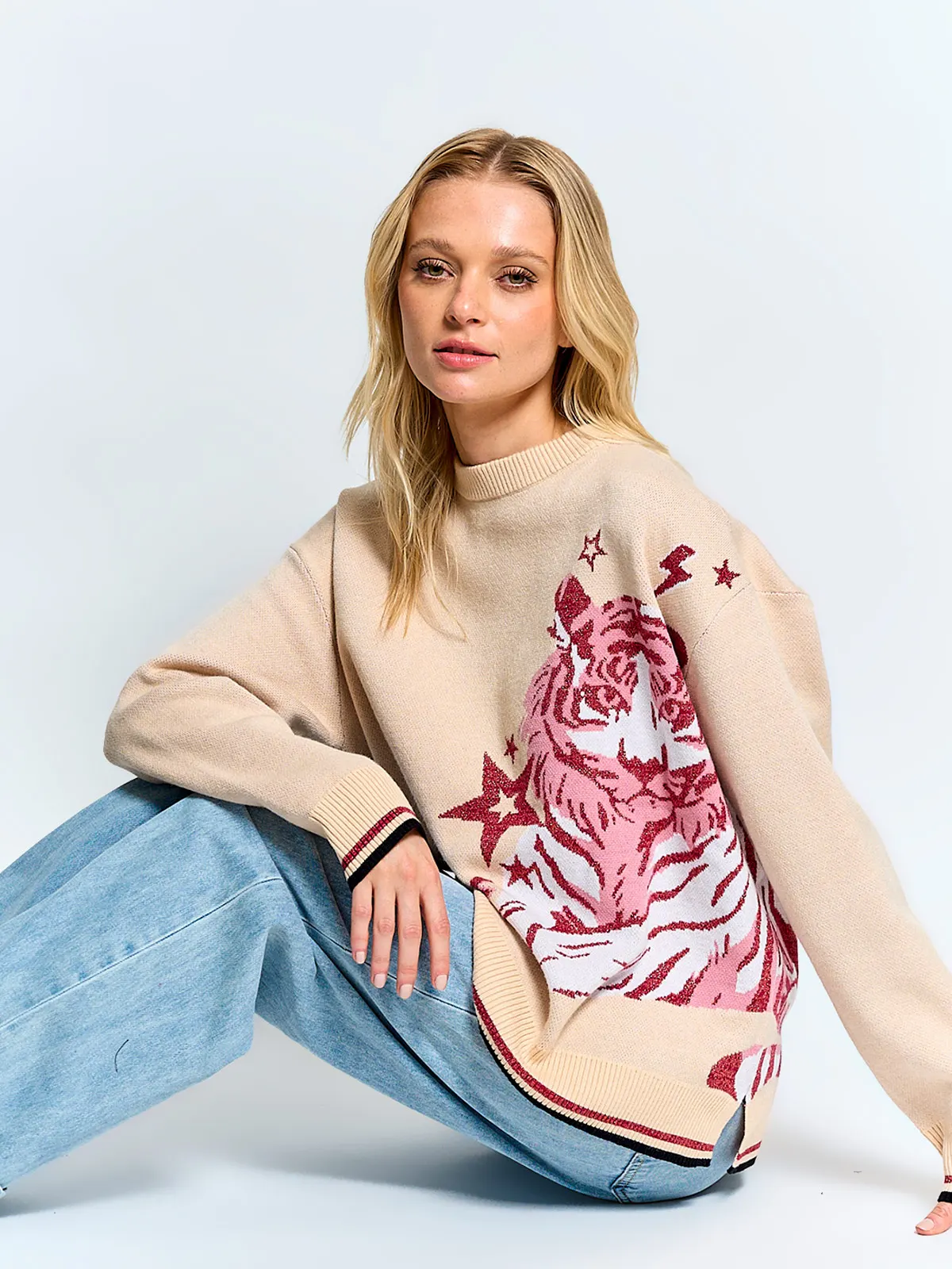 SWEATER MUJER BARBADOS JACQUARD - 4