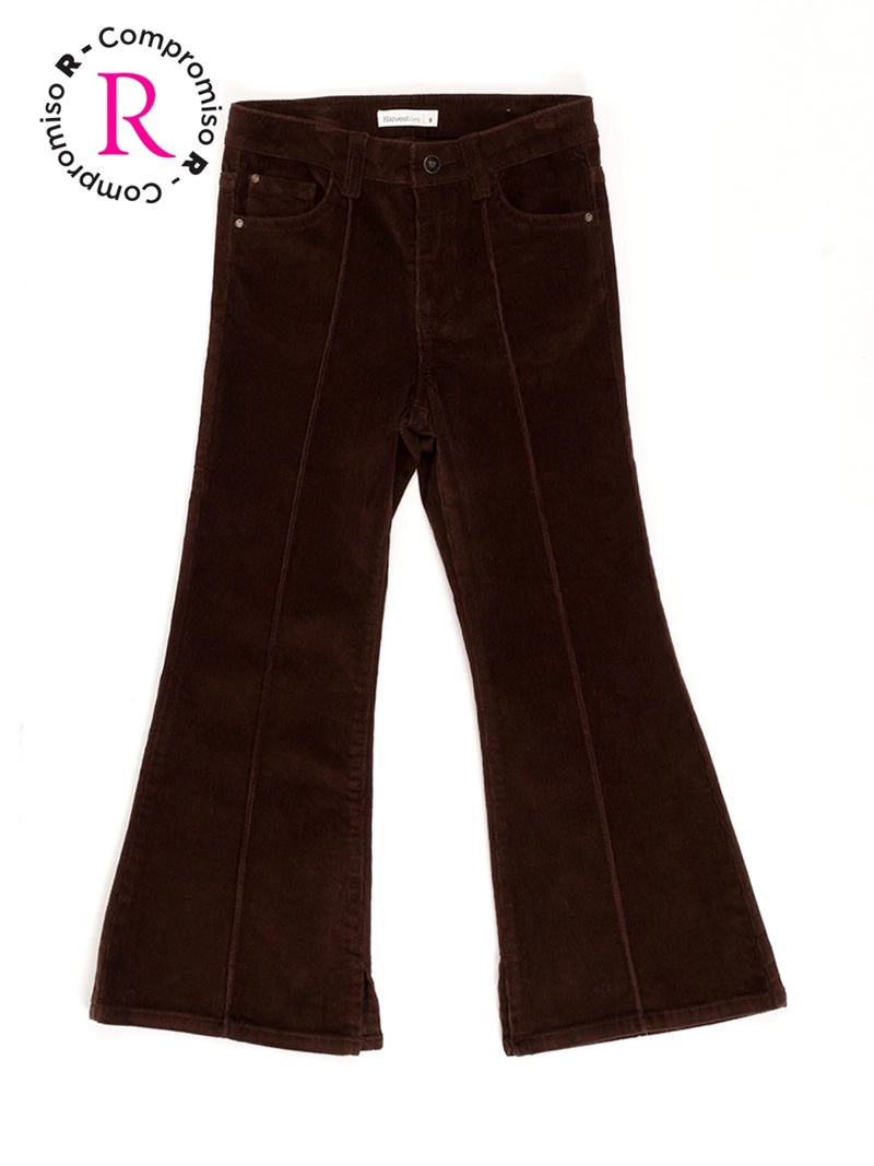 PANTALÓN NIÑA HARVEST ALGODÓN FLARE - 1