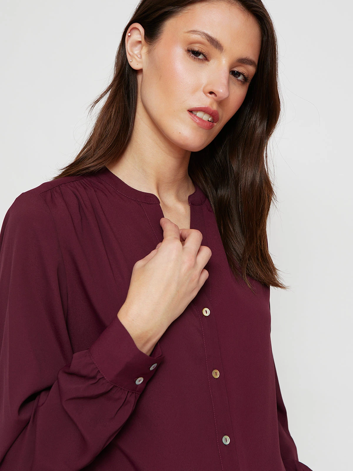 BLUSA MUJER MARQUIS CUELLO MAO - 3