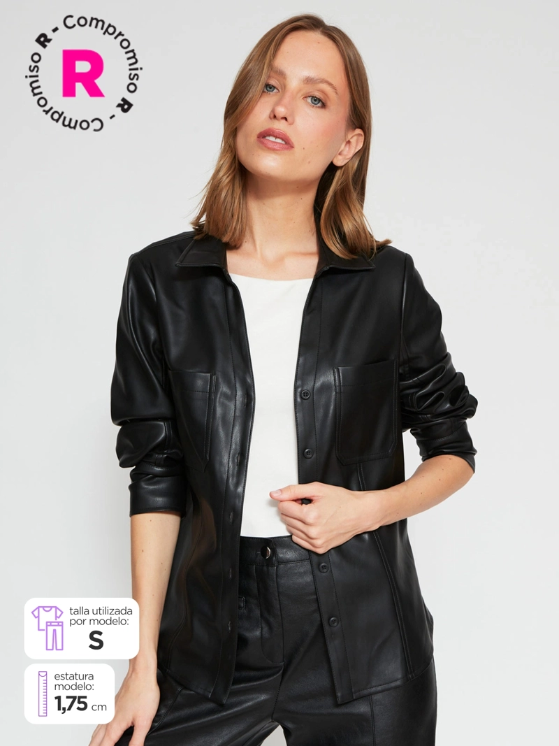BLUSA MUJER MARQUIS EFECTO PIEL - 1
