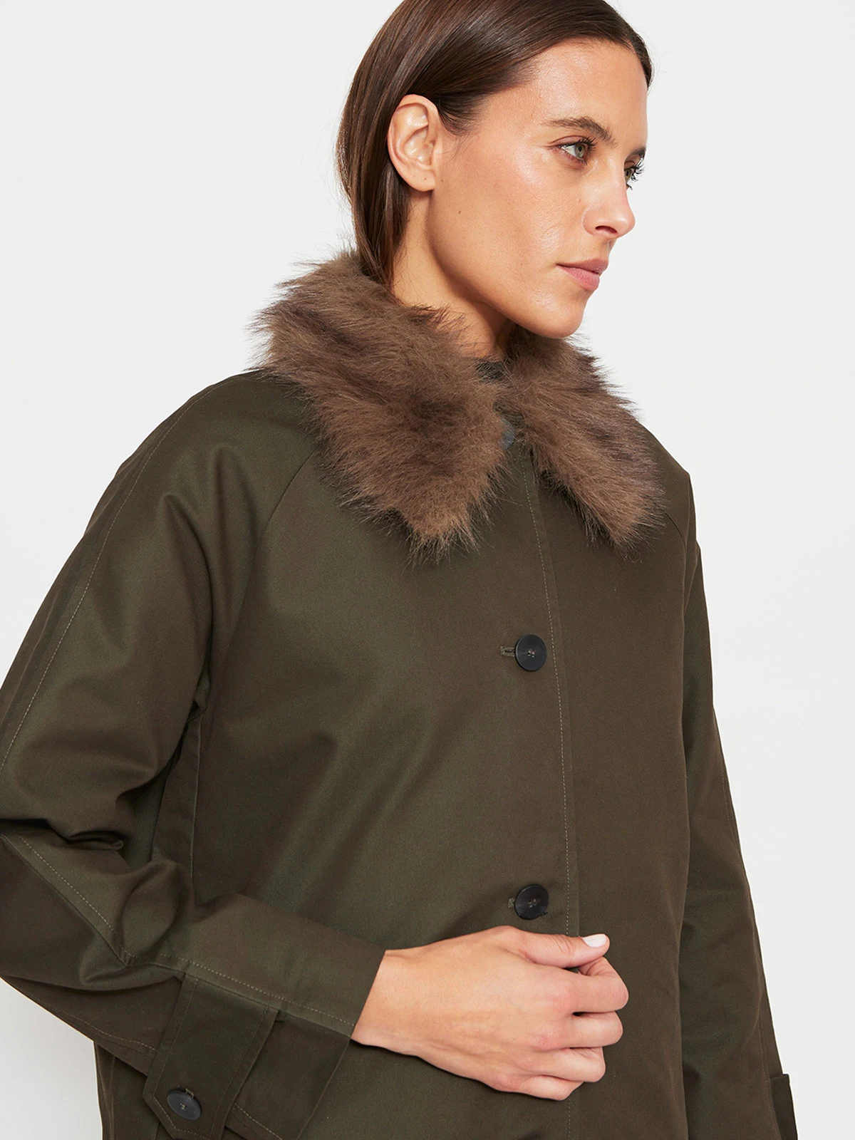 CHAQUETA MUJER MARQUIS ALGODÓN TRENCH PELO - 3