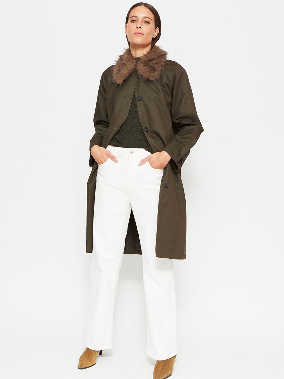 CHAQUETA MUJER MARQUIS ALGODÓN TRENCH PELO - 4