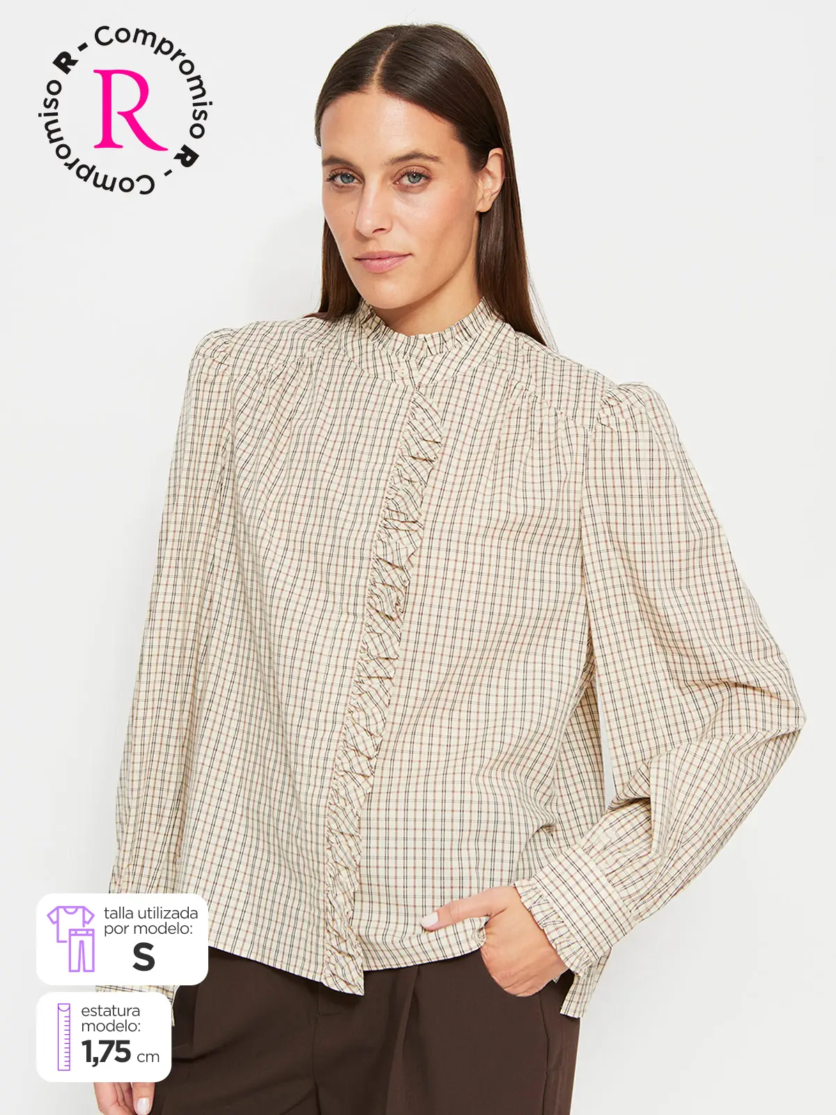 MARQUIS BLUSA MUJER MARQUIS ALGODÓN VUELOS