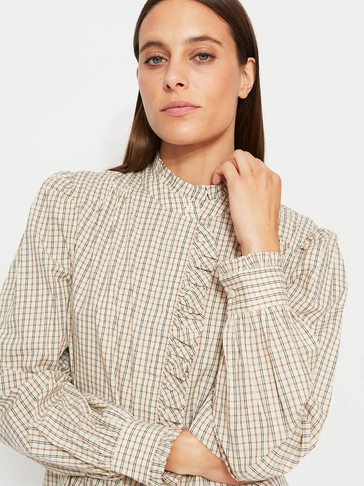 BLUSA MUJER MARQUIS ALGODÓN VUELOS - 3