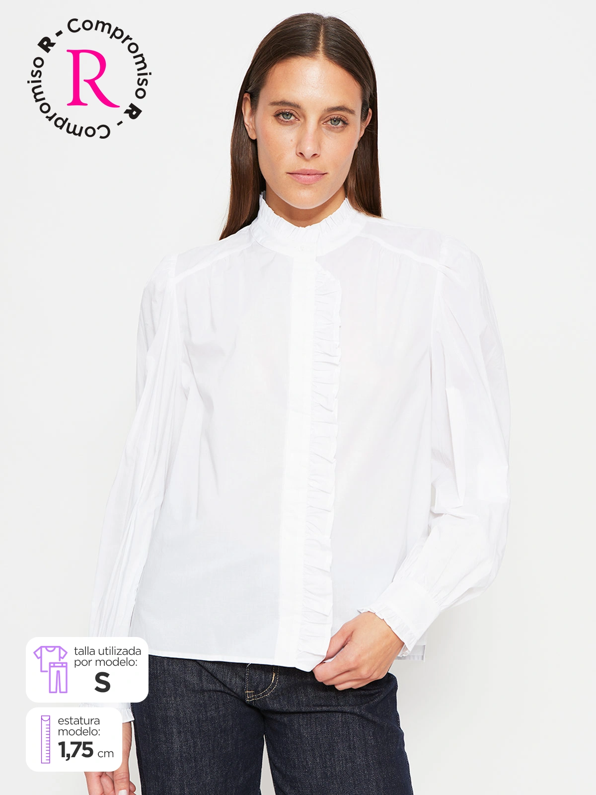 MARQUIS BLUSA MUJER MARQUIS ALGODÓN VUELOS