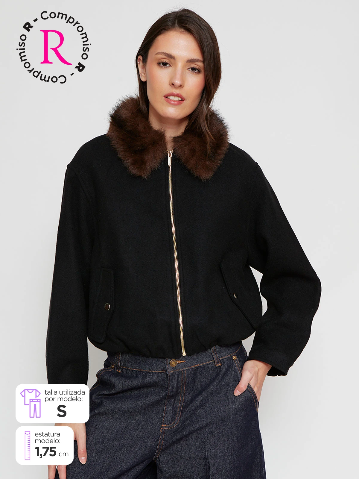 MARQUIS CHAQUETA MUJER MARQUIS BOMBER PELOS