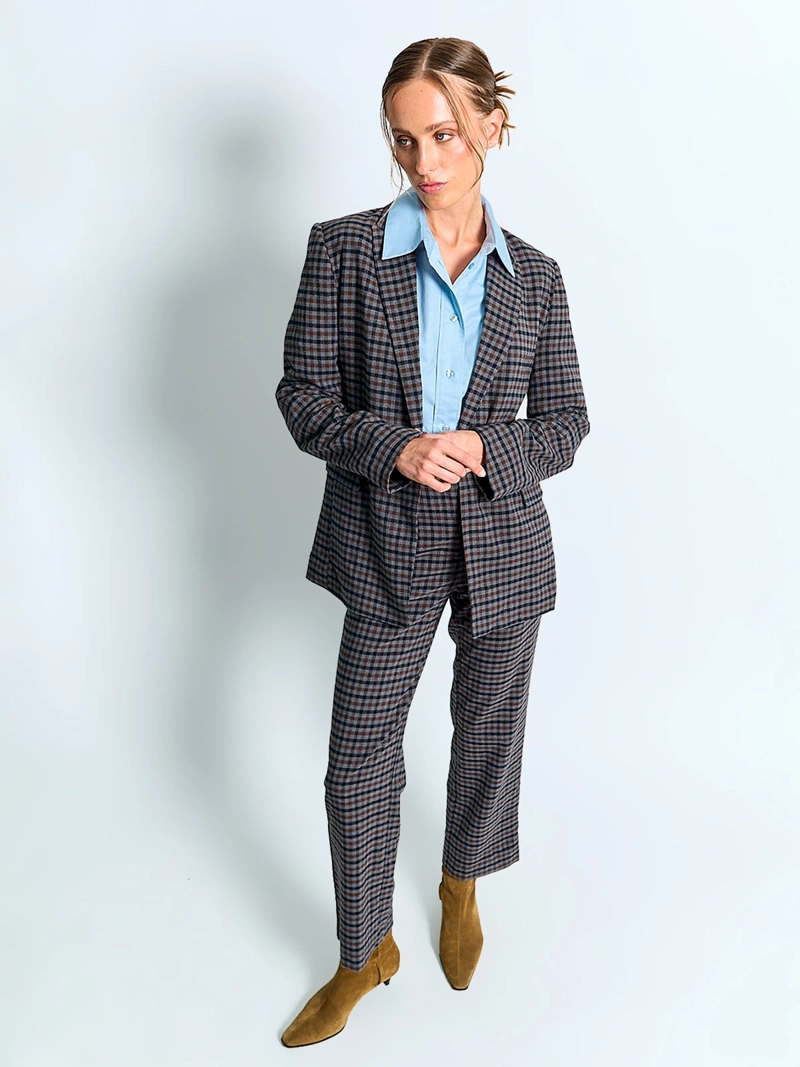 BLAZER MUJER MARQUIS CHECKS - 5