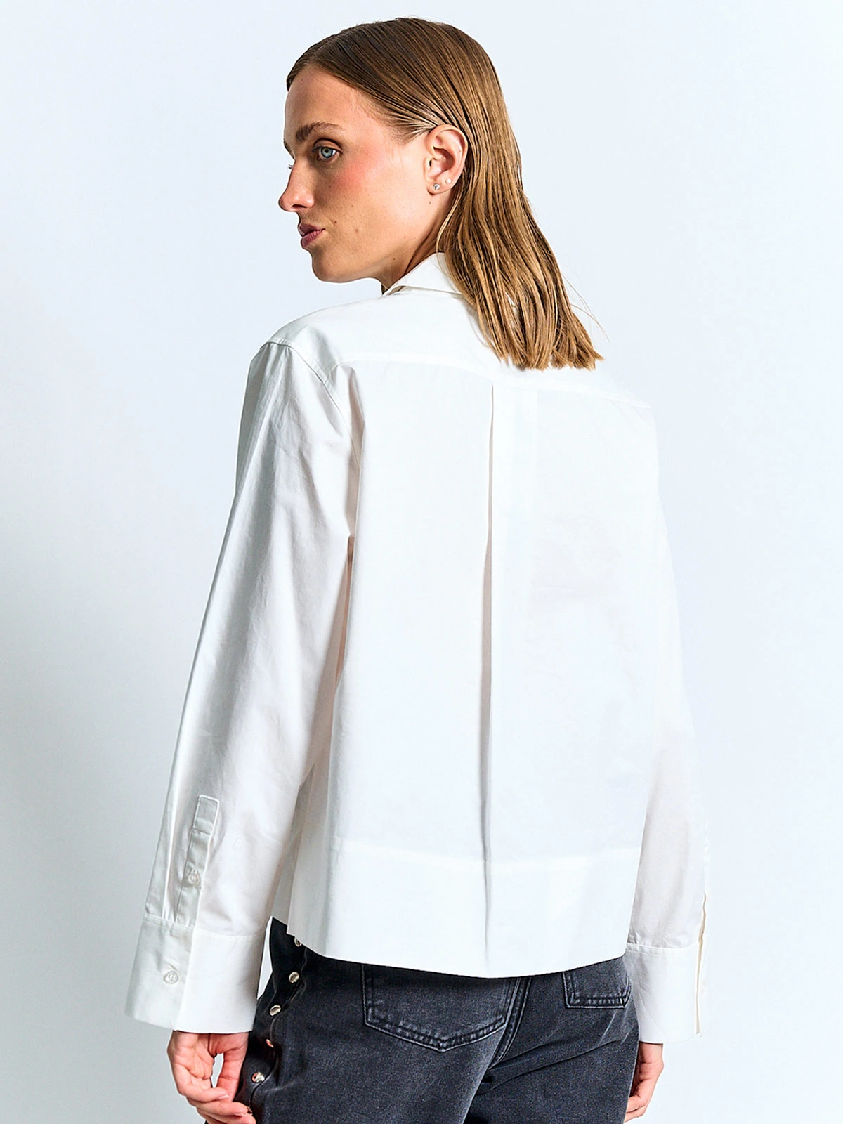 BLUSA MUJER MARQUIS ALGODÓN CAMISERA CROP - 2
