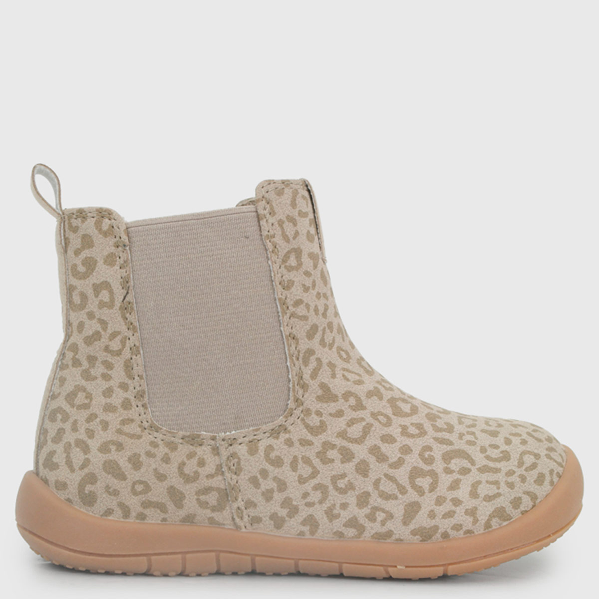 BOTINES NIÑA COLLOKY BOOTIE CHELSEA ESTAMPADO TABACO - 1
