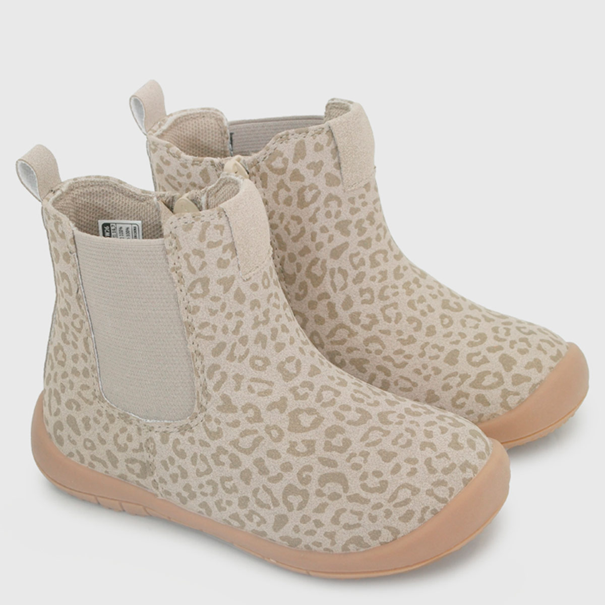 BOTINES NIÑA COLLOKY BOOTIE CHELSEA ESTAMPADO TABACO - 2