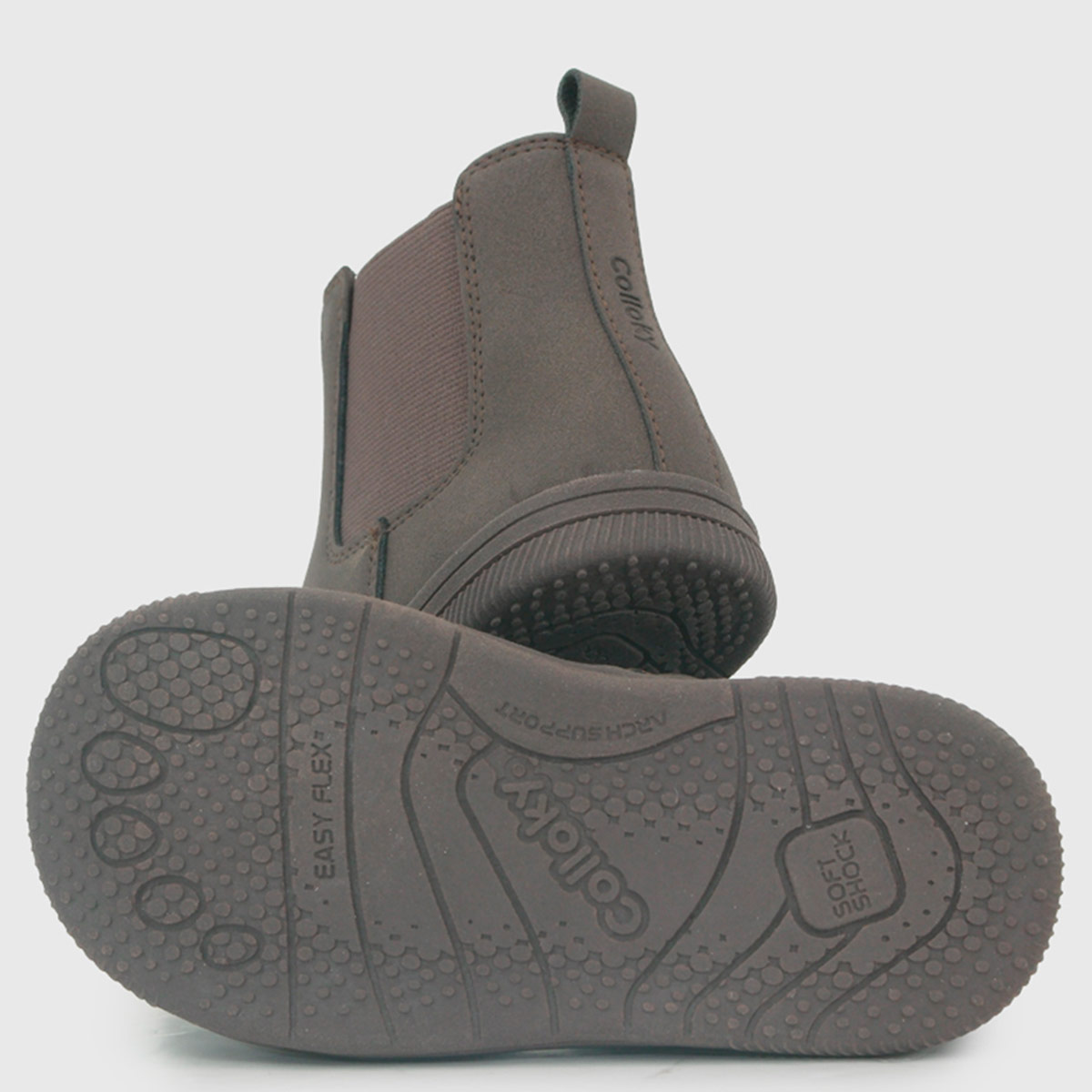 BOTINES INFANTIL COLLOKY BOOTIE CHELSEA BÁSICO CAFÉ - 3