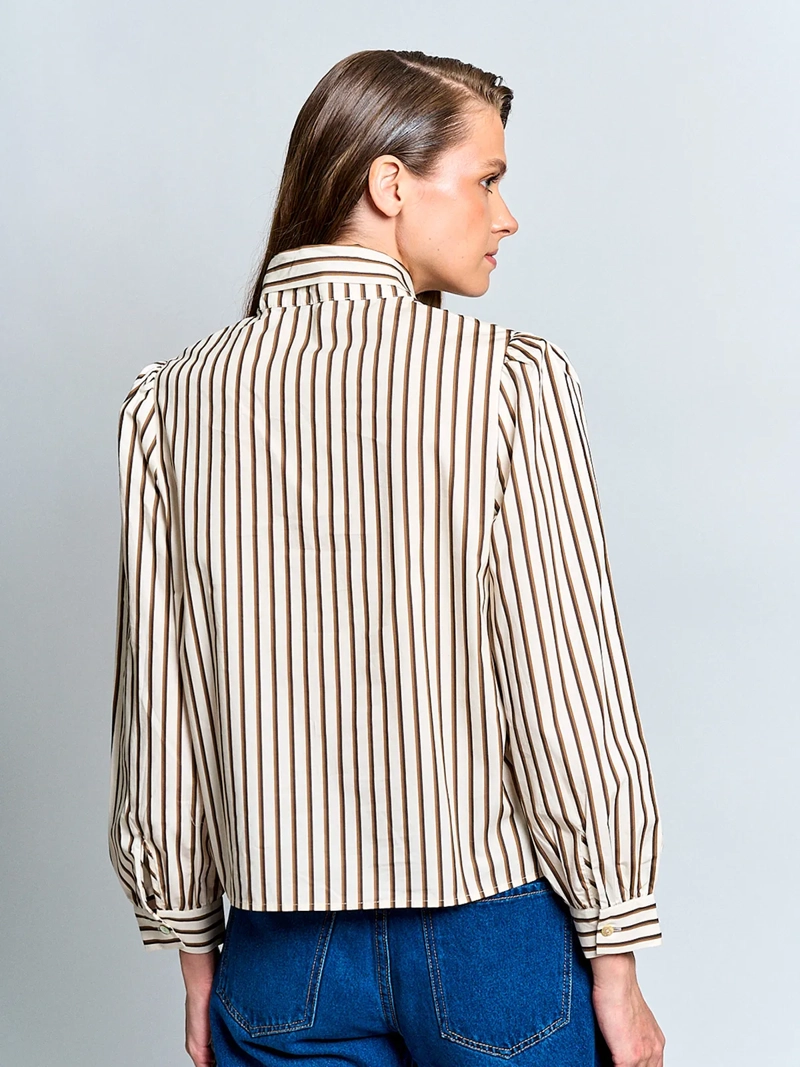 BLUSA MUJER MARQUIS ALGODÓN LAZO - 3
