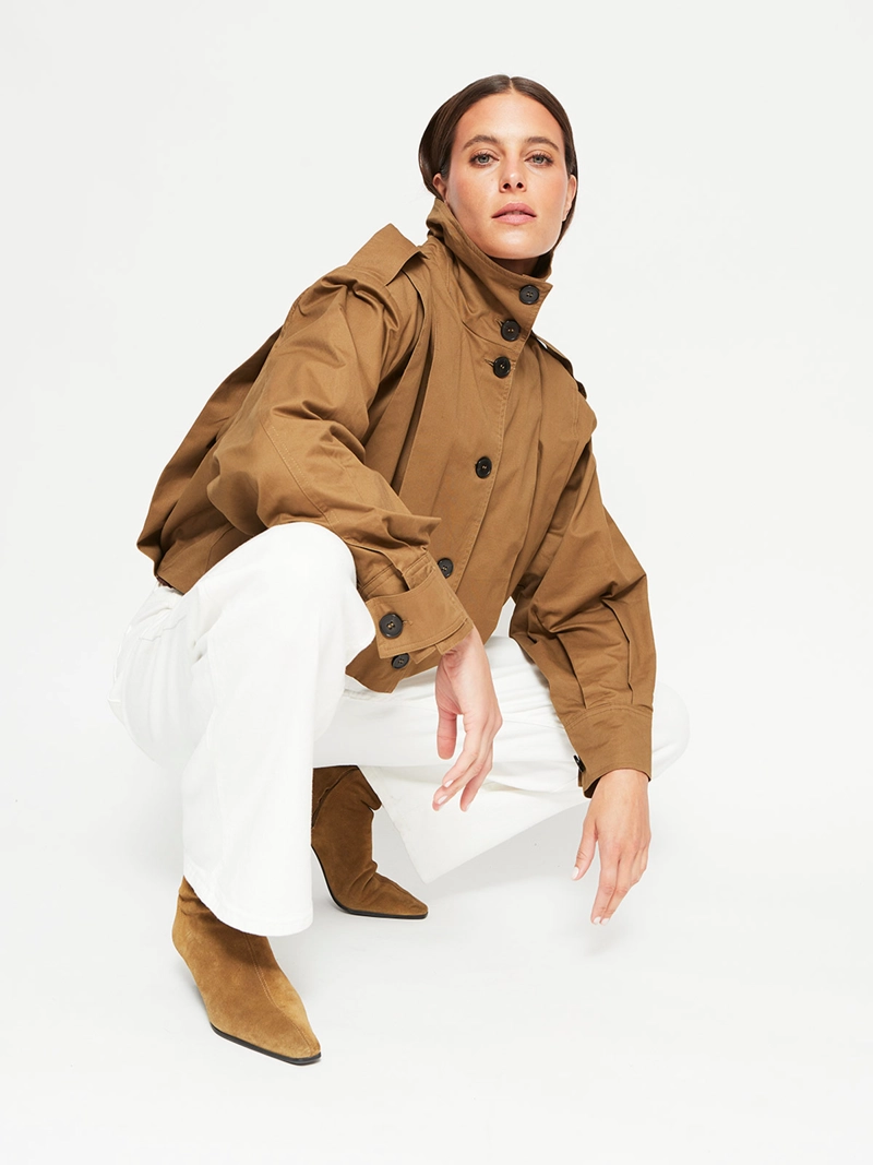 CHAQUETA MUJER MARQUIS ALGODÓN TRENCH CORTO - 5