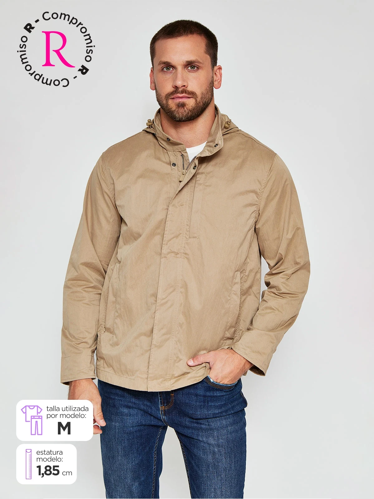 CHAQUETA HOMBRE CACHAREL WATERPROOF - 1