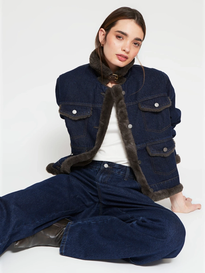 CHAQUETA MUJER BARBADOS ALGODÓN DENIM BONDED - 4