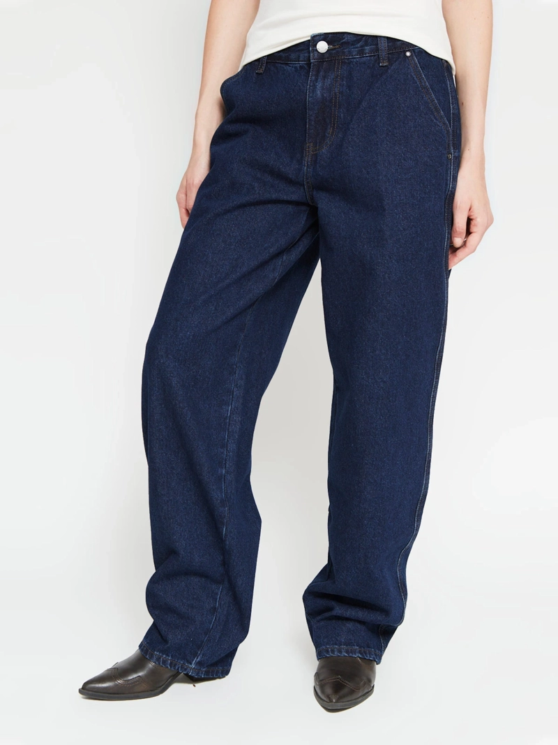 JEANS MUJER BARBADOS ALGODÓN BAGGY OJETILLOS - 2