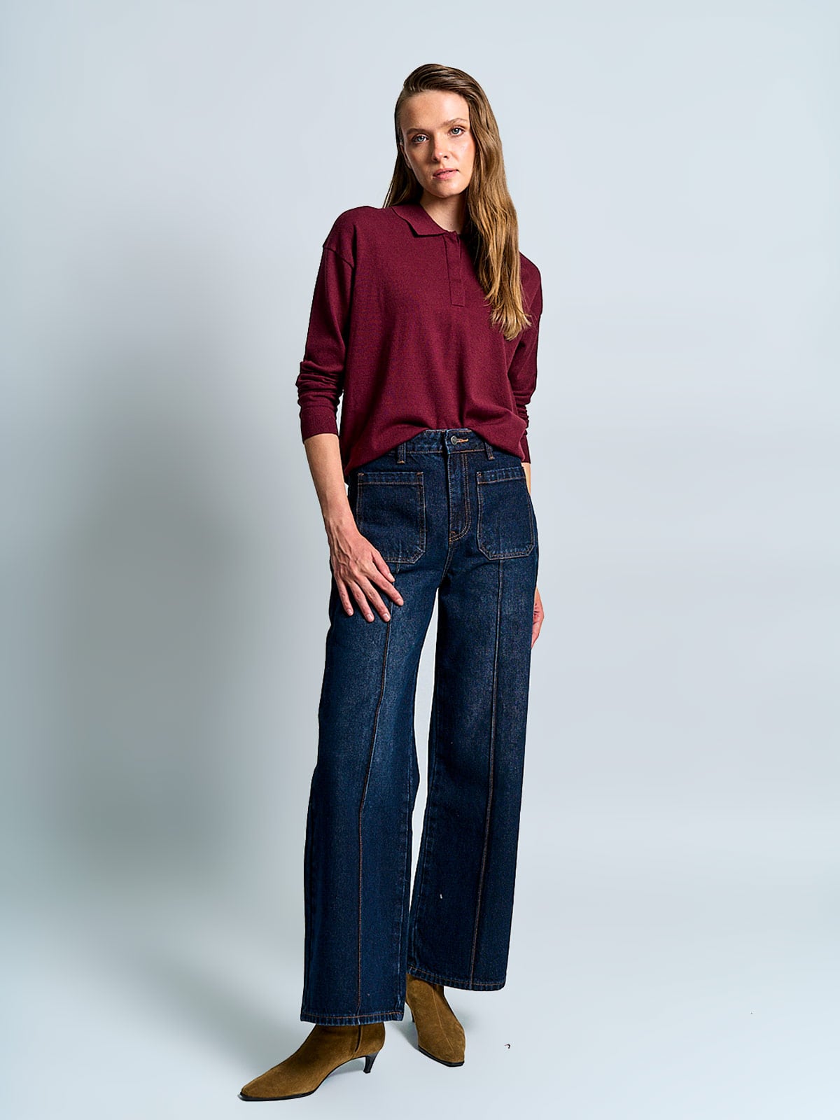 SWEATER MUJER MARQUIS CUELLO POLO - 4