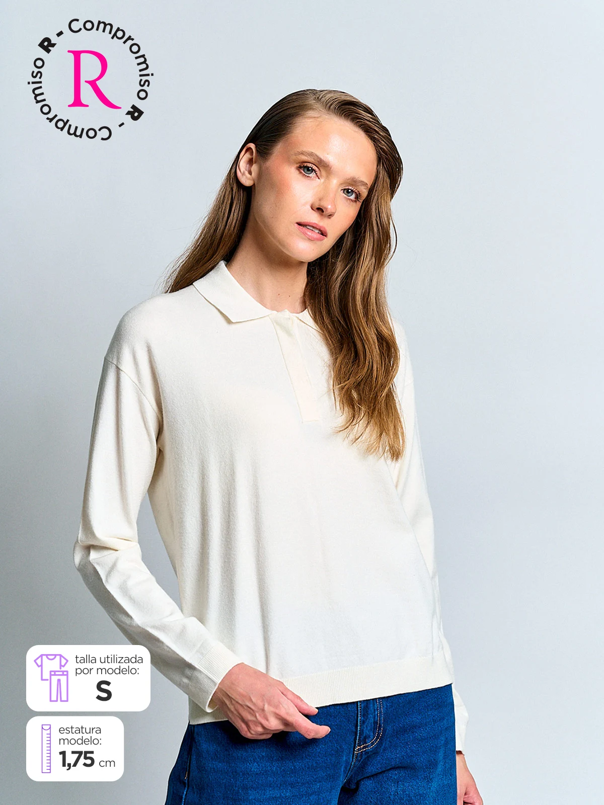 SWEATER MUJER MARQUIS CUELLO POLO - 1