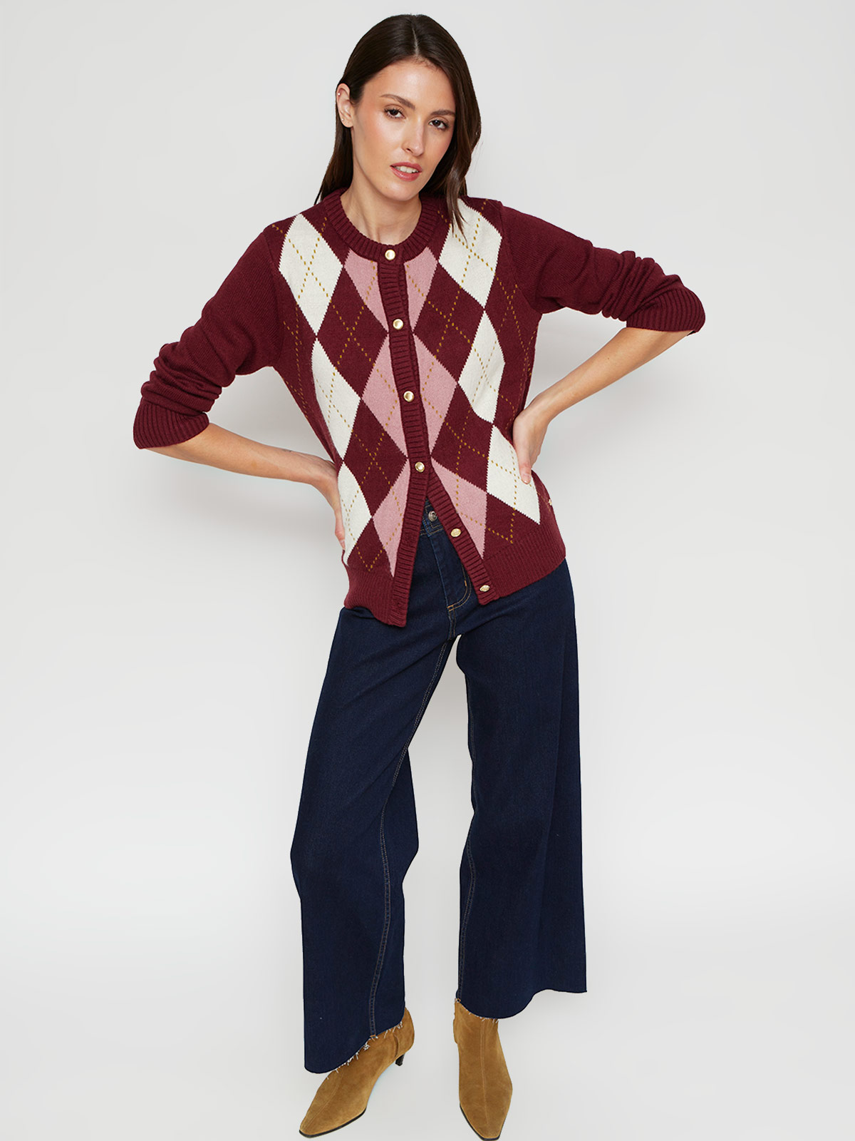 CARDIGAN MUJER CACHAREL BOTONES - 4